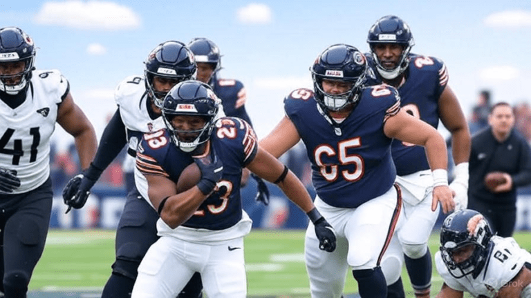 Jacksonville Jaguars vs Chicago Bears Match Player Stats