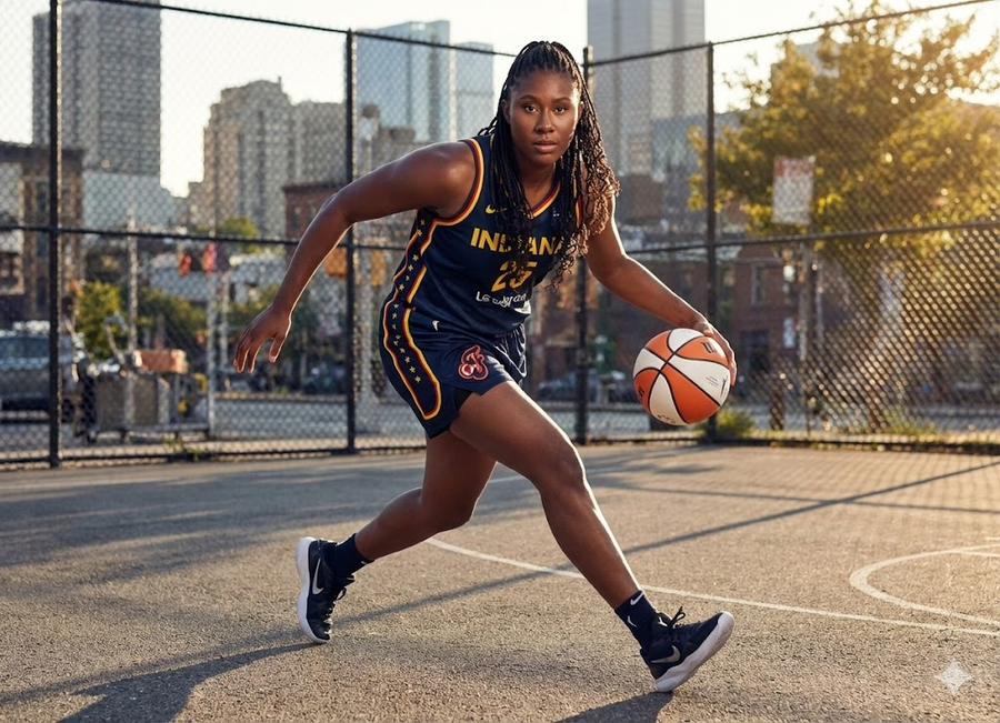 Sports player focus visual