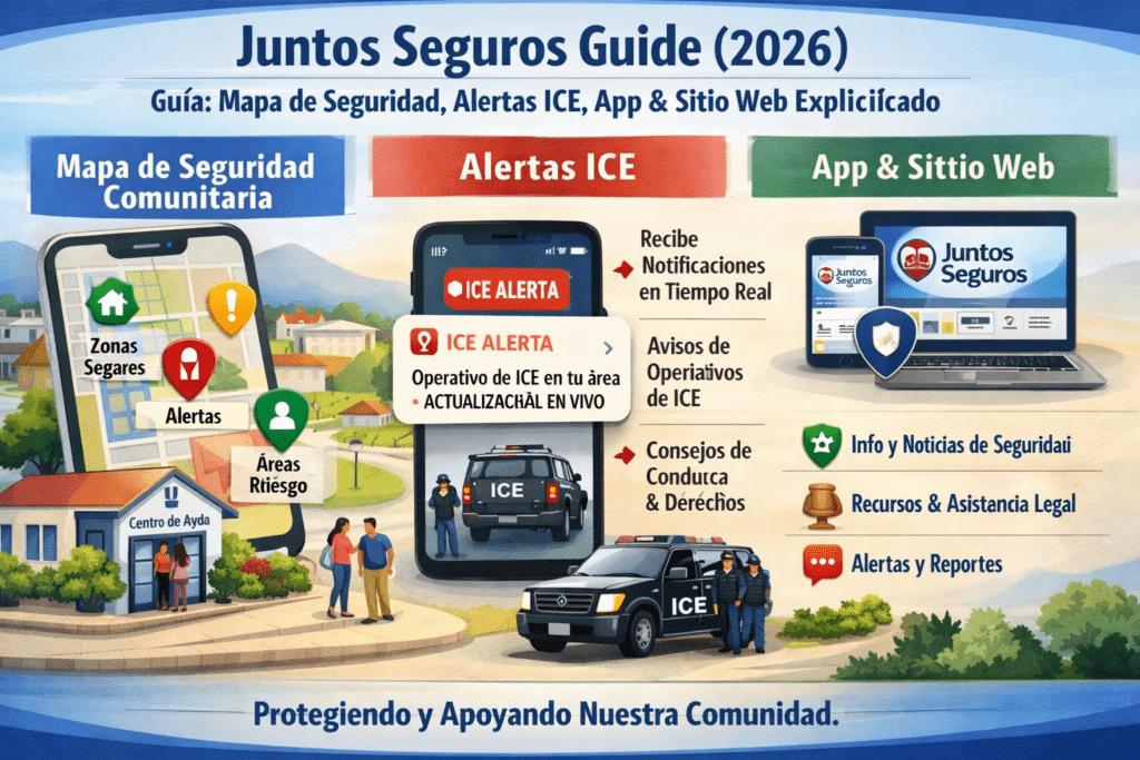 Juntos Seguros Guide (2026): Community Safety Map, ICE Alerts, App & Website Explained