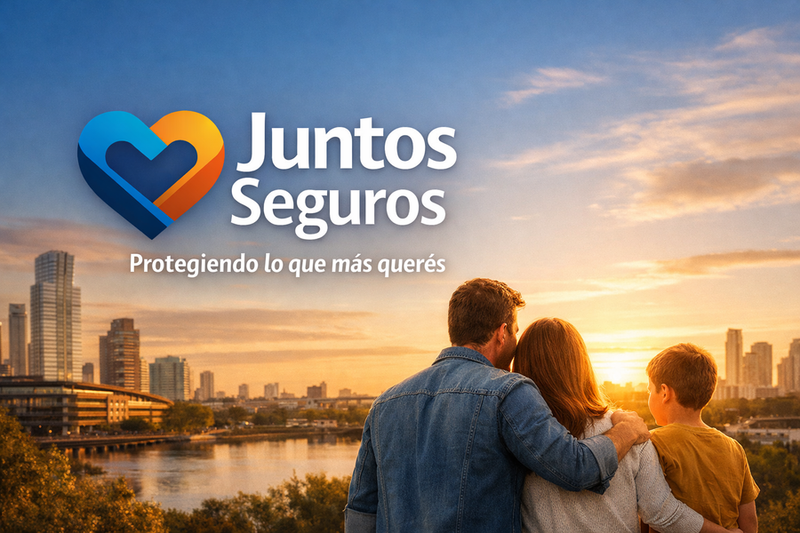 Juntos Seguros concept visual - safe together theme