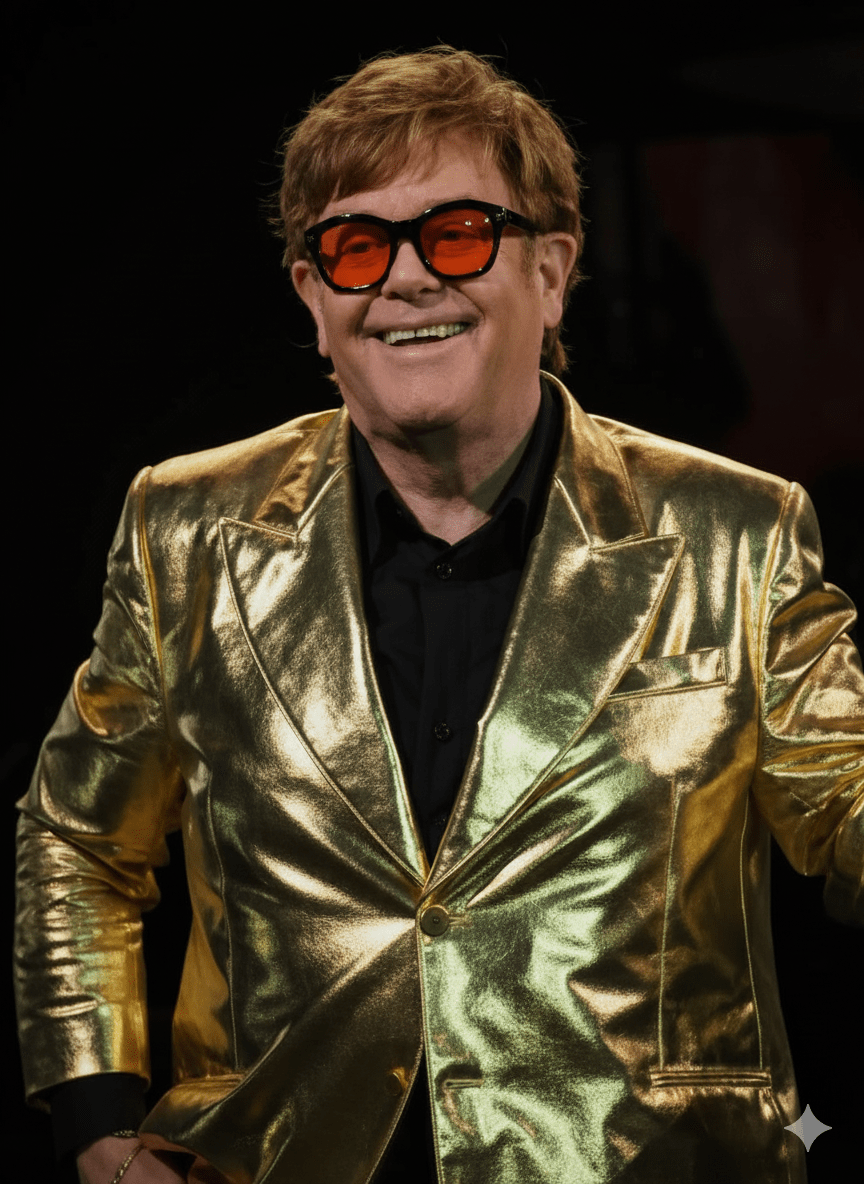 Elton John luxury themed visual - image 3