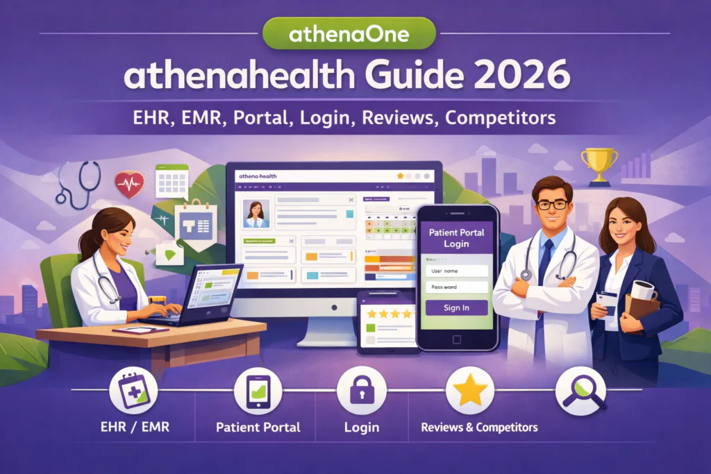 Athenahealth (athenaOne) Guide 2026: EHR, EMR, Portal, Login, Reviews, Competitors