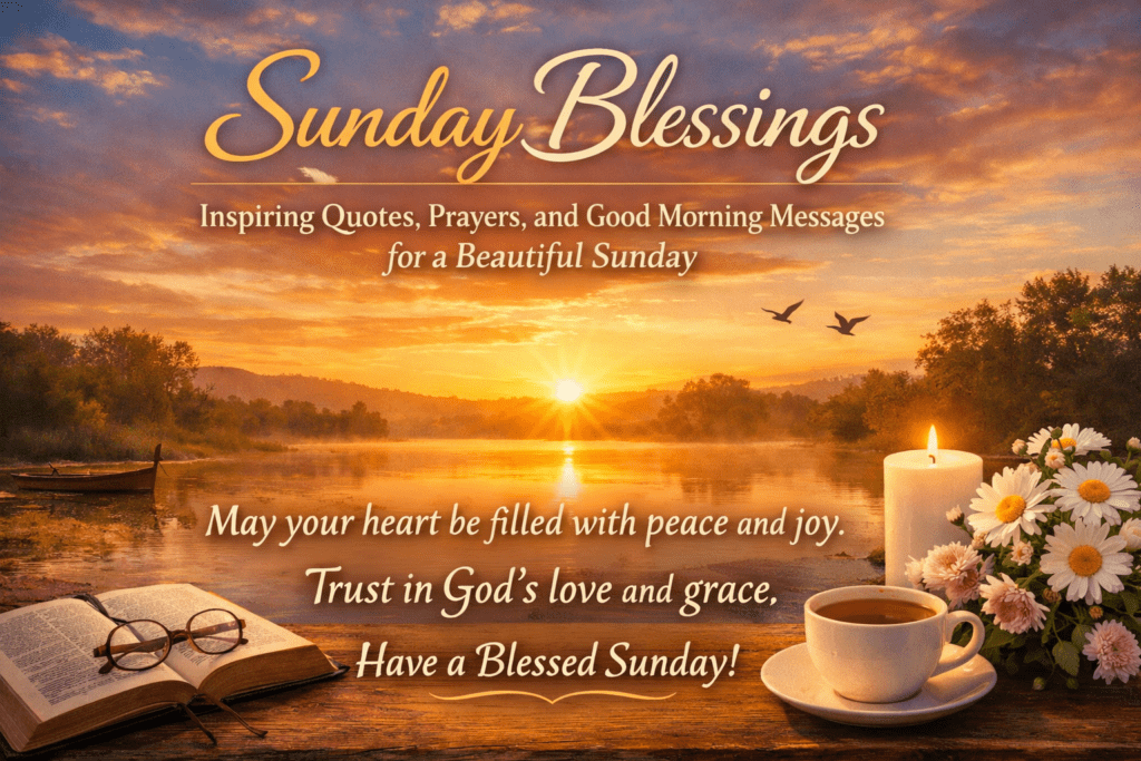 Sunday Blessings: Inspiring Quotes, Prayers, and Good Morning Messages for a Beautiful Sunday