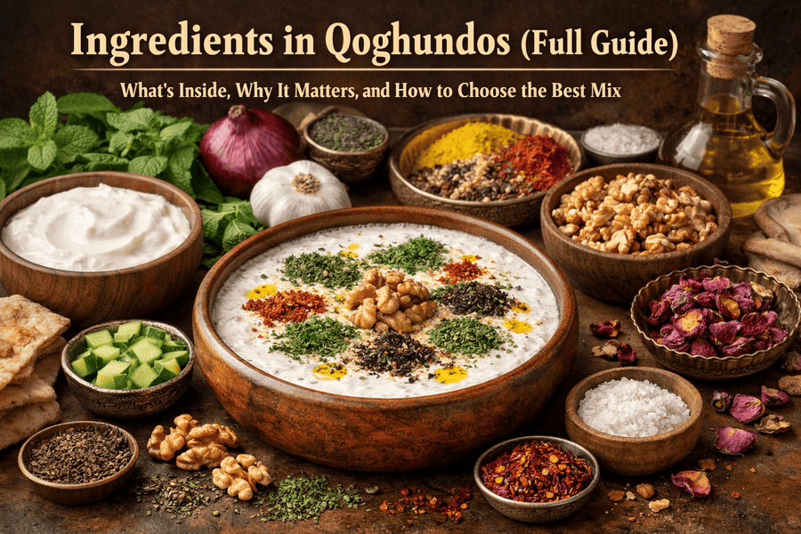 Ingredients in Qoghundos