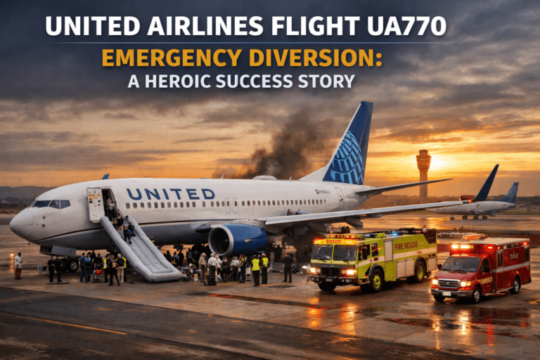 United Airlines Flight UA770 Emergency Diversion