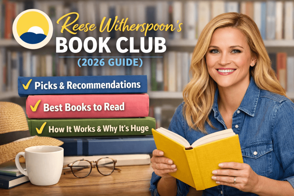 Reese Witherspoon Book Club (2026 Guide): Picks, Best Books, How It Works & Why It’s Huge