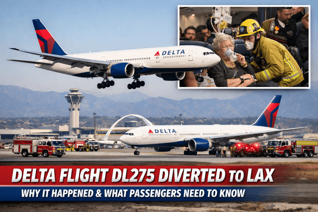 Delta Flight DL275 Diverted LAX: Why It Happened & What Passengers Need to Know