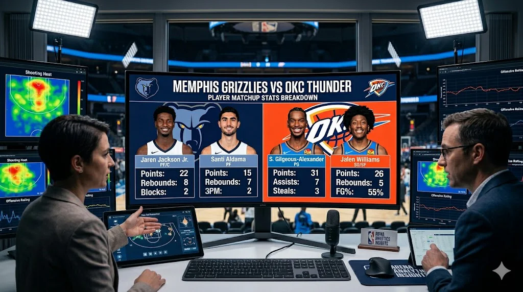 Memphis Grizzlies vs OKC Thunder Match Player Stats Breakdown