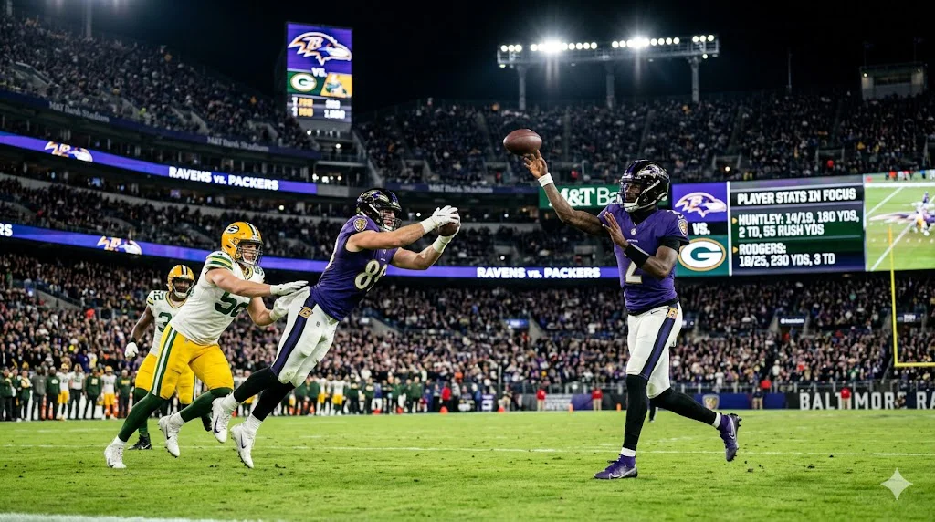 Baltimore Ravens vs Green Bay Packers Match Player Stats