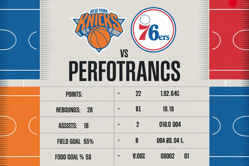 Knicks vs 76ers Match Player Stats: 2026 Game Results & Top Performers
