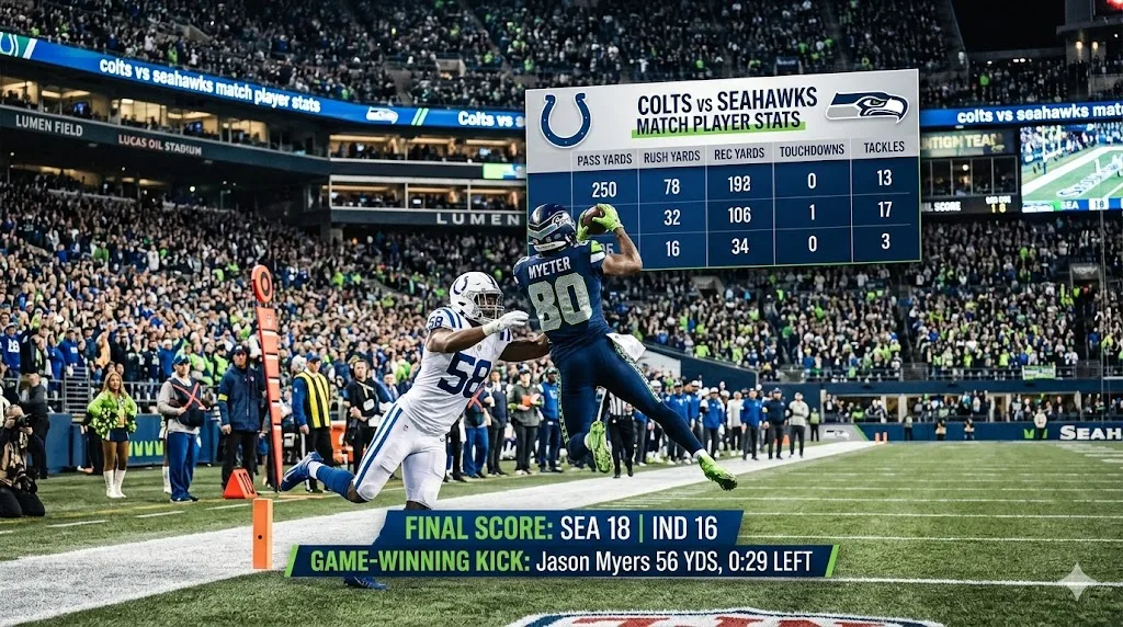 Colts vs Seahawks Match Player Stats: Ultimate Game Review!