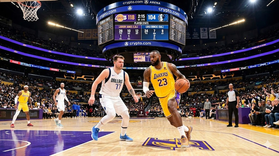 Lakers vs Dallas Mavericks Match Player Stats
