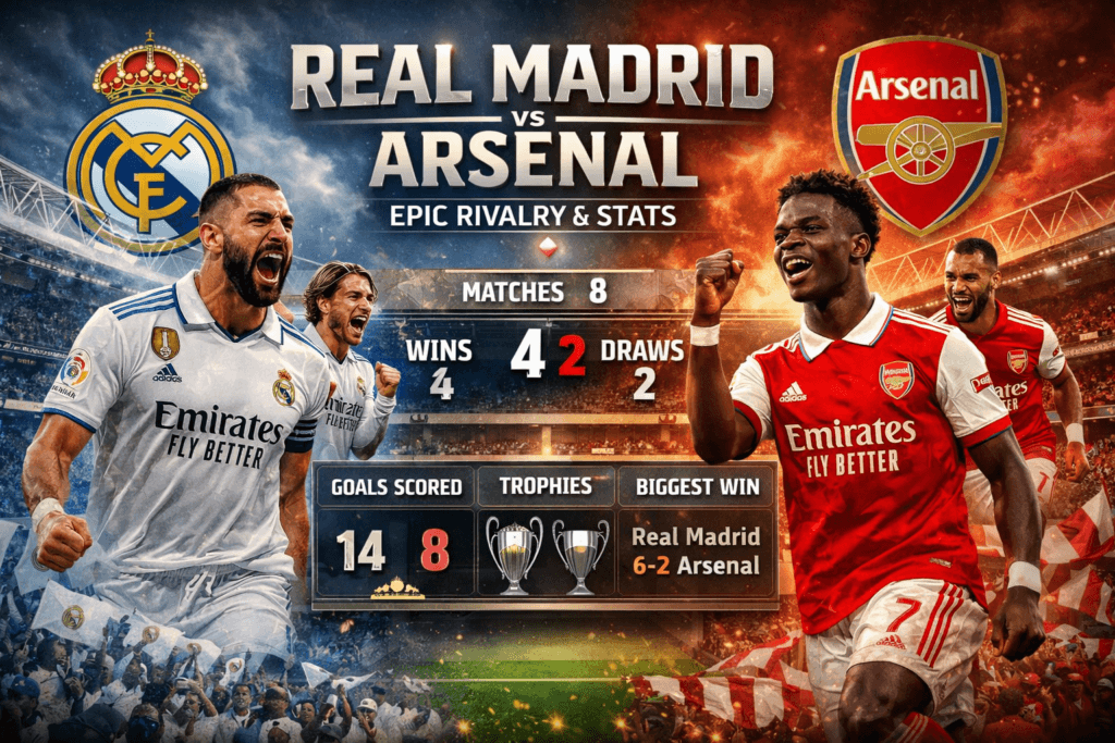 Real Madrid vs Arsenal: Epic Rivalry & Stats