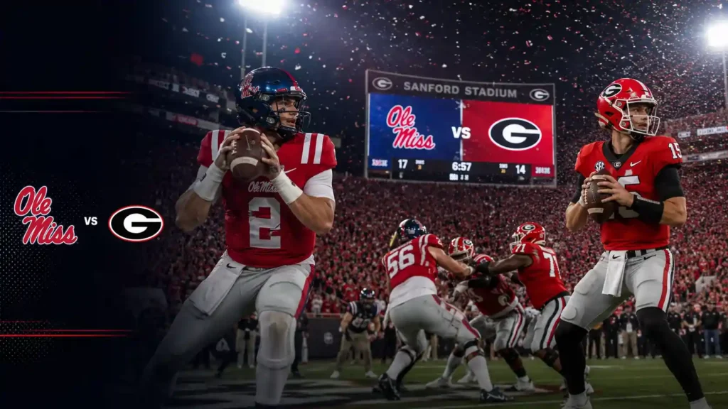 Ole Miss Rebels Football vs Georgia Bulldogs Football Match Player Stats: Every Number Broken Down