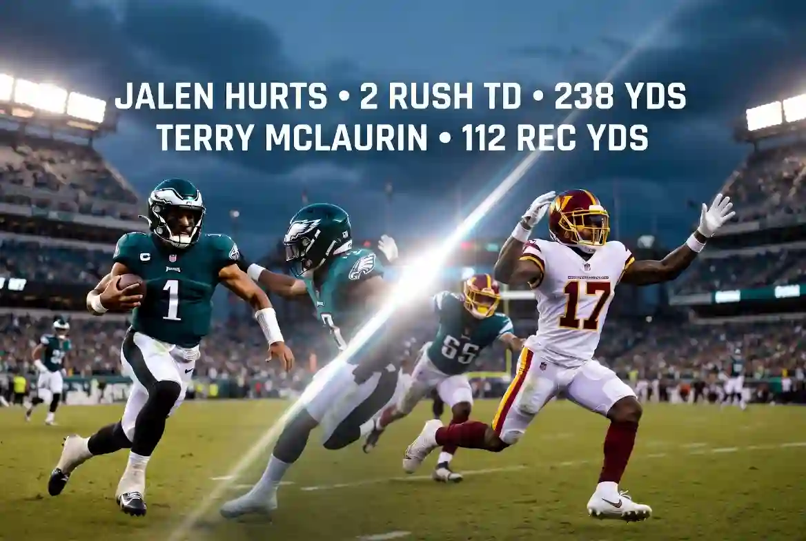 Philadelphia Eagles vs Washington Commanders Match Player Stats